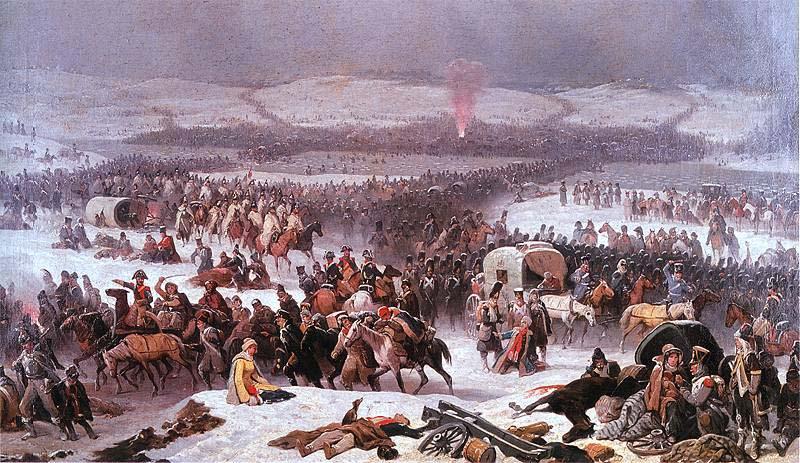 January Suchodolski The Grande Armee Crossing the Berezina. Spain oil painting art
